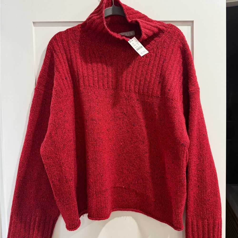 J crew  Red Turtleneck Sweater
